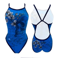 BAÑADOR 'REVOLUTION' NIÑA ENGRAVED SKULL