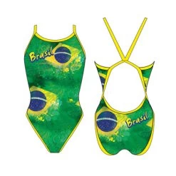 BAÑADOR NATACION MUJER BRASIL TAG (REVOLUTION)
