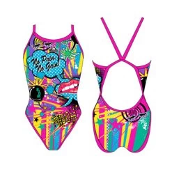 BAÑADOR NATACION MUJER CRAZY COMIC (REVOLUTION)