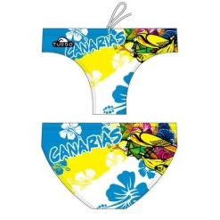 BAÑADOR WATERPOLO CABALL. CANARIAS LOVE-PAJARO