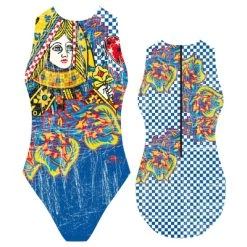 BAÑADOR WATERPOLO MUJER QUEEN HEART VINTAGE