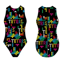 BAÑADOR WATERPOLO MUJER STANDARD / PERSO CLAS (FORRADO) 89428