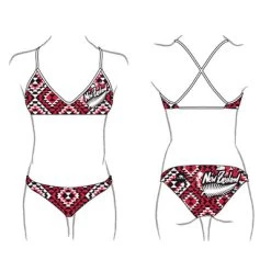 BIKINI NATACION MUJER NEW ZEALAND CULTURE 2016 ( PATRON MARE COMPLETO)